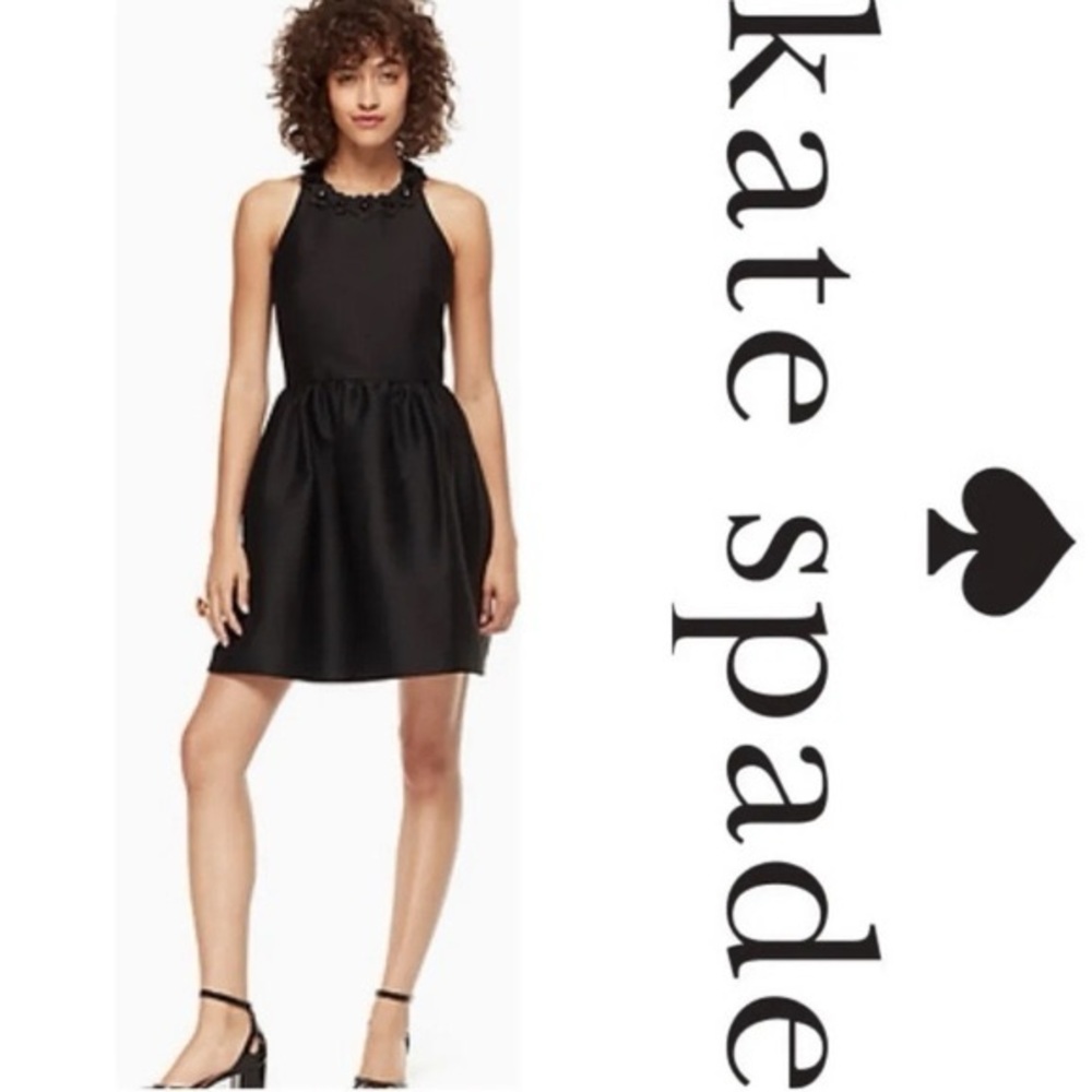 Kate Spade Black Halter Mini Dress